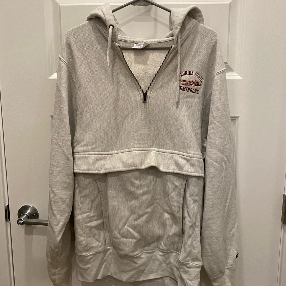Champion Small Gray Florida State Pullover Hoodie